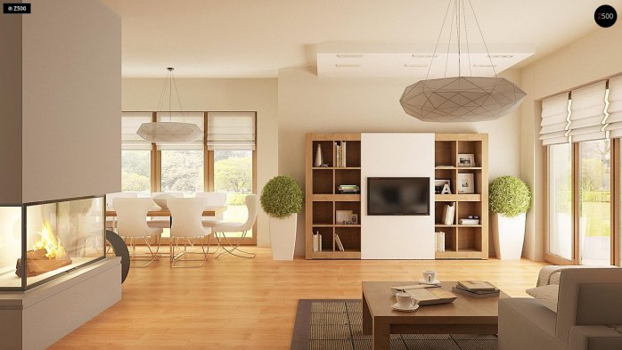 Проєкт будинку U270 - З мансардним поверхом дома у Києві