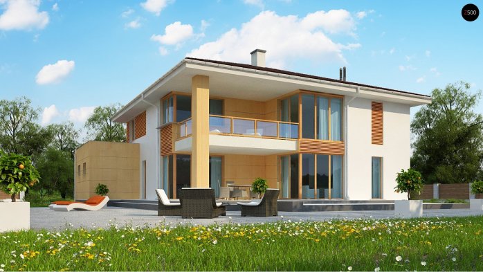 Проект дома U156 A - 3 Двухэтажные дома в Киеве