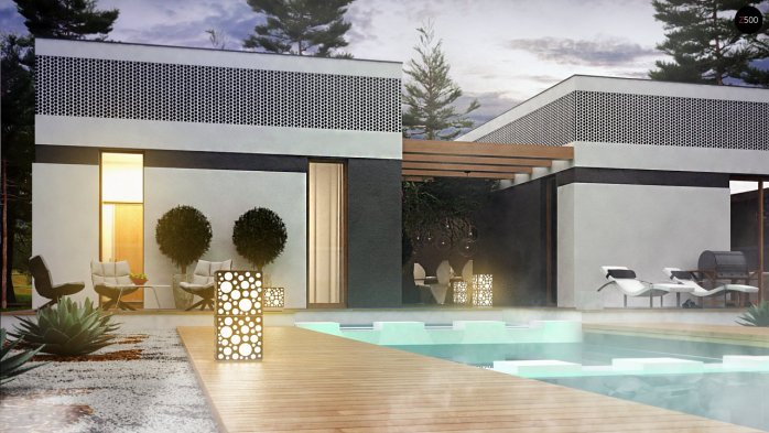 Проект дома Ux119 - 7 Одноэтажные дома в Киеве