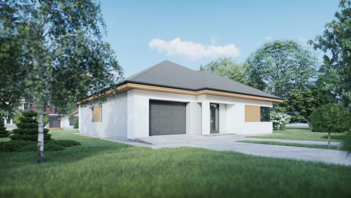 Проект дома DBT 205 - 3 Одноэтажные дома в Киеве
