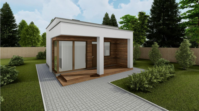 Проєкт будинку Up5 - Одноповерхові дома у Києві