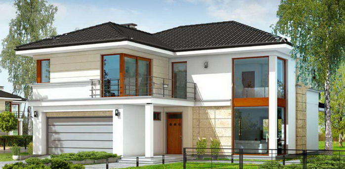 Проект дома Db 1 - 1 Двухэтажные дома в Киеве