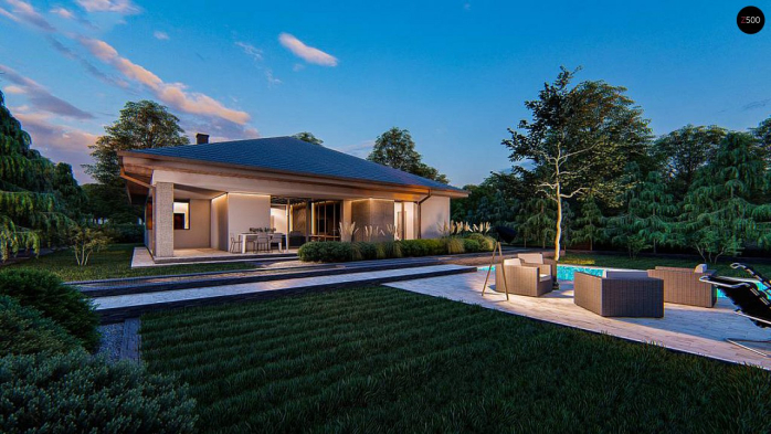 Проект дома U412 - 6 Одноэтажные дома в Киеве