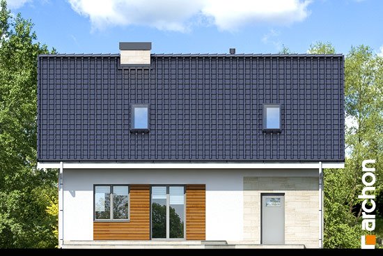 Проект дома Дом в бруснике 2 вер.2 - 6 С мансардным этажом дома в Киеве