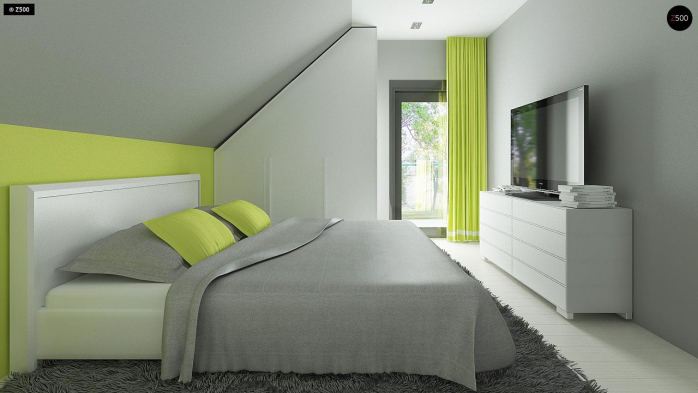 Проект дома U174 - 10 С мансардным этажом дома в Киеве