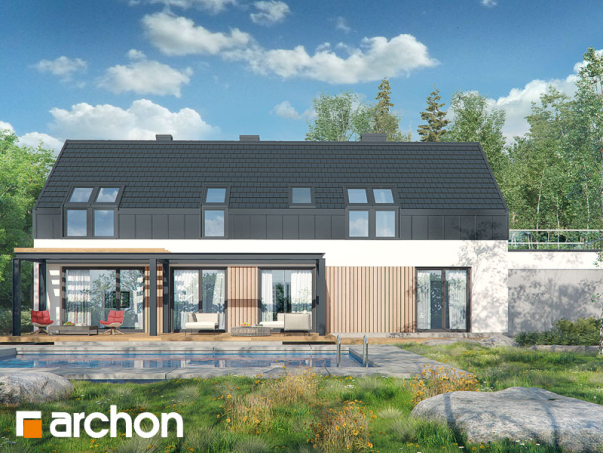 Проект дома Дом в естрагоне 3 (Г2) - 1 С мансардным этажом дома в Киеве