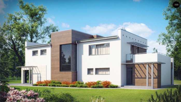 Проект дома Ux15 GL2 - 2 Двухэтажные дома в Киеве