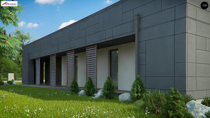 Проект дома Ux118 - 2 Одноэтажные дома в Киеве