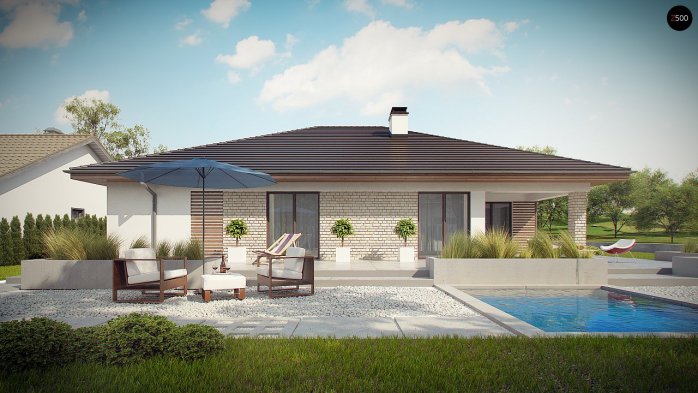 Проект дома U301 - 7 Одноэтажные дома в Киеве