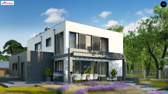 Проект дома Ux91 - 6 Двухэтажные дома в Киеве