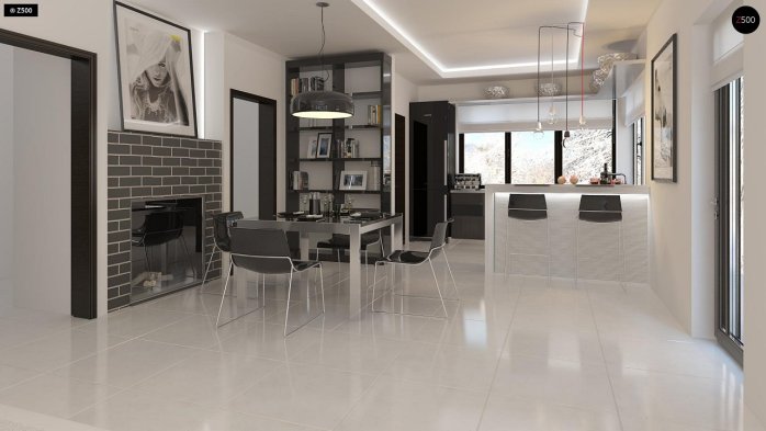 Проект дома Ub2 - 6 Двухэтажные дома в Киеве