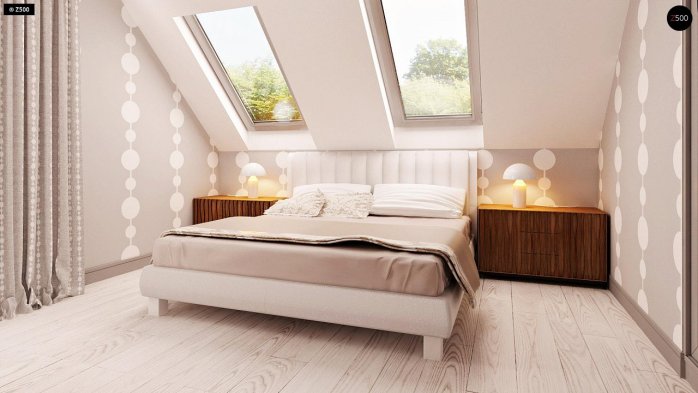 Проект дома U216 - 16 С мансардным этажом дома в Киеве