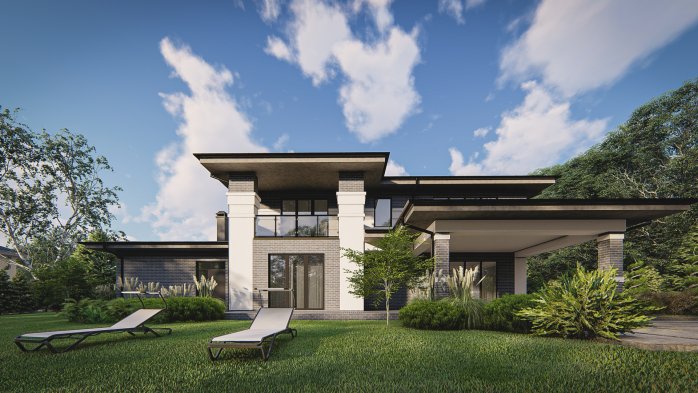 Проект дома Uu13 - 5 Двухэтажные дома в Киеве