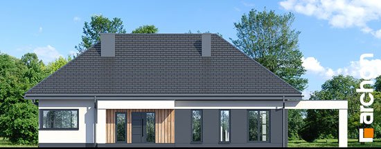 Проект дома Дом в мекинтошах 12 - 3 Одноэтажные дома в Киеве