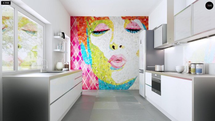 Проект дома Ux34 - 6 Одноэтажные дома в Киеве