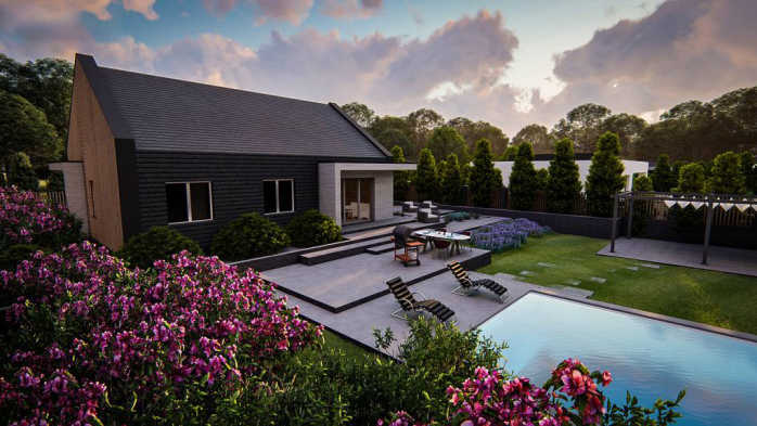 Проект дома U413 - 5 Одноэтажные дома в Киеве