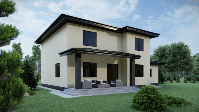 Проект дома DBT 476 - 2 Двухэтажные дома в Киеве