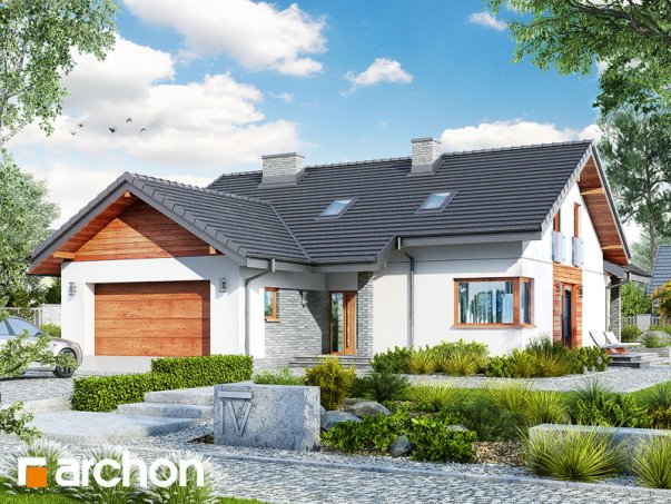 Проект дома Дом в первоцветах (Г2) - 2 С мансардным этажом дома в Киеве