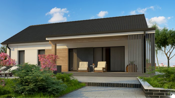 Проєкт будинку U376 35 v1 - Одноповерхові дома у Києві