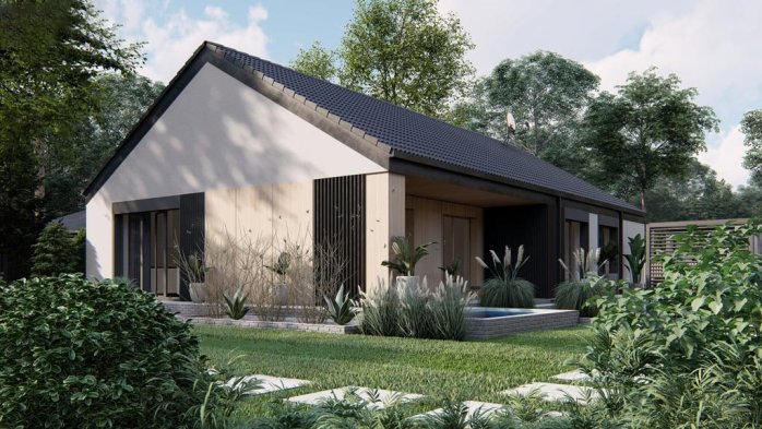 Проект дома U520 - 5 Одноэтажные дома в Киеве