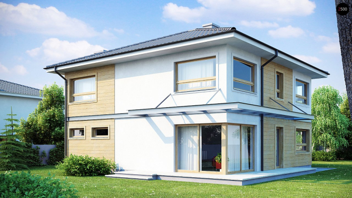 Проект дома Ux7 - 2 Двухэтажные дома в Киеве