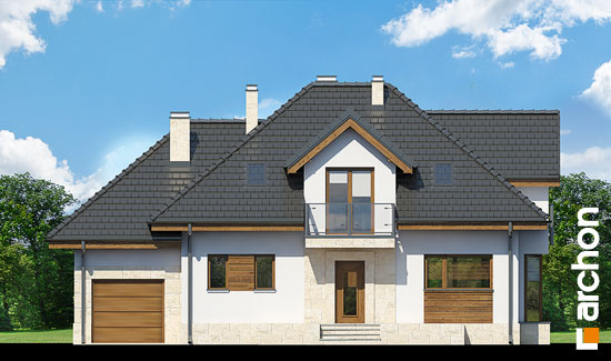 Проект дома Дом в вербене (Н) вер.2 - 3 С мансардным этажом дома в Киеве