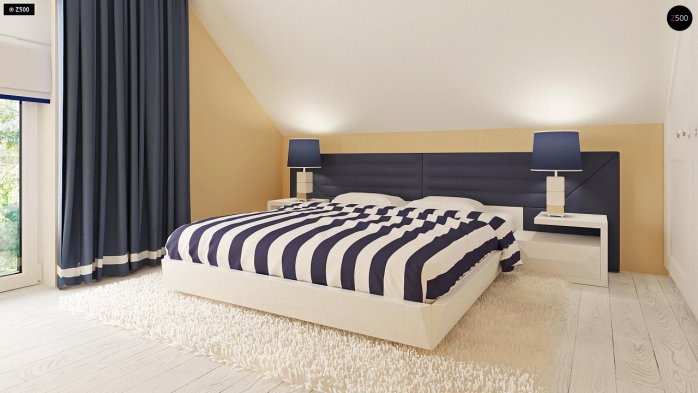 Проект дома U211 S - 15 С мансардным этажом дома в Киеве