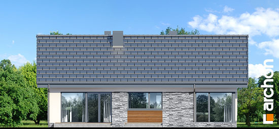 Проект дома Дом под красной рябиной 8 (H) - 6 Одноэтажные дома в Киеве