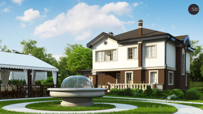 Проєкт будинку Uu2 PK - Двоповерхові дома у Києві