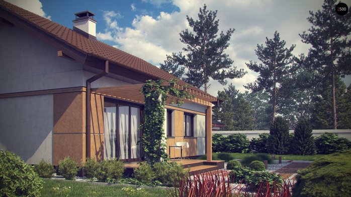 Проект дома U253 - 5 Одноэтажные дома в Киеве