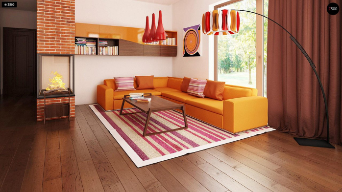 Проект дома U222 - 5 С мансардным этажом дома в Киеве