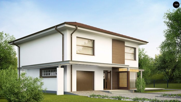 Проект дома Ux2 - 2 Двухэтажные дома в Киеве