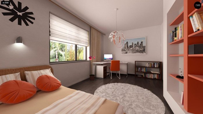 Проект дома U241 GP HB - 23 Одноэтажные дома в Киеве