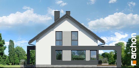 Проект дома Дом в сорго - 4 С мансардным этажом дома в Киеве