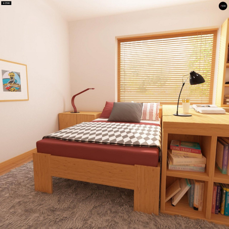 Проєкт будинку U10 stu 30 - З мансардним поверхом дома у Києві