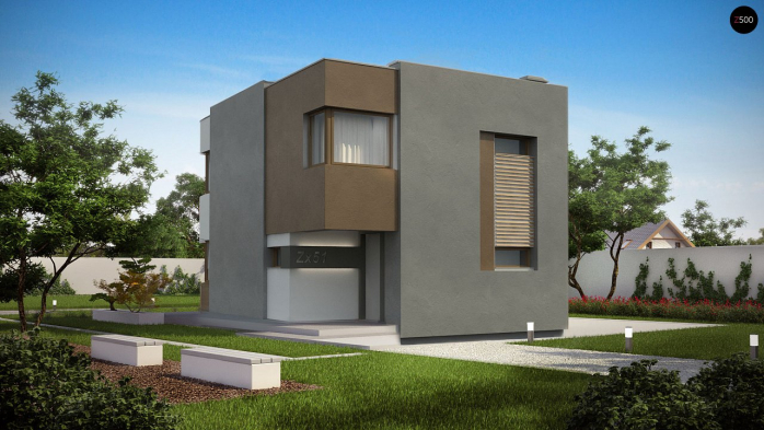 Проект дома Ux51 - 3 Двухэтажные дома в Киеве