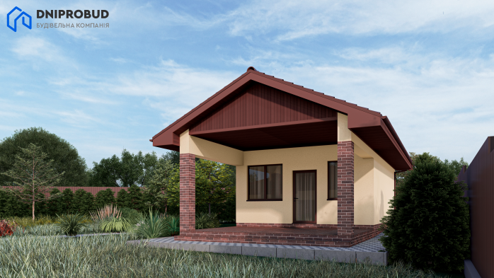 Проєкт будинку Db 20 - Одноповерхові дома у Києві