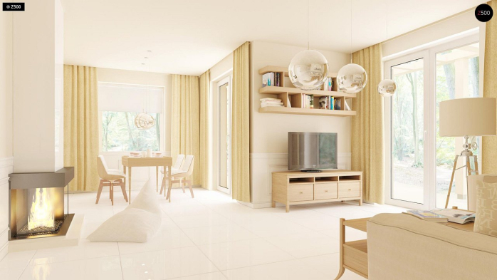 Проект дома U136 GP - 5 Одноэтажные дома в Киеве