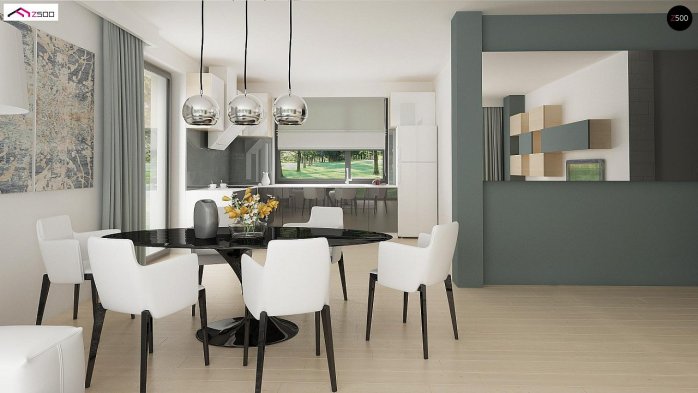 Проект дома U390 - 11 Одноэтажные дома в Киеве