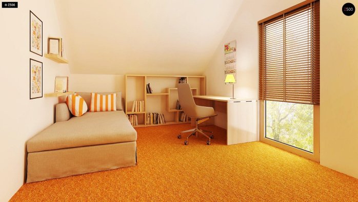 Проект дома U225 k - 18 С мансардным этажом дома в Киеве