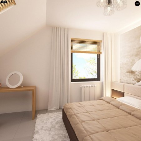 Проект дома U124 - 17 С мансардным этажом дома в Киеве