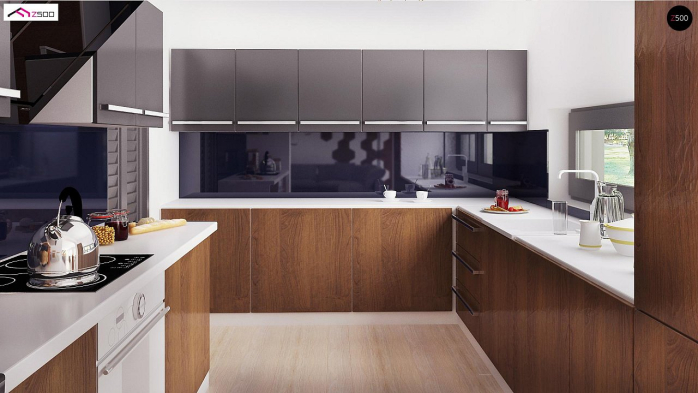 Проект дома Ux104 - 8 Одноэтажные дома в Киеве