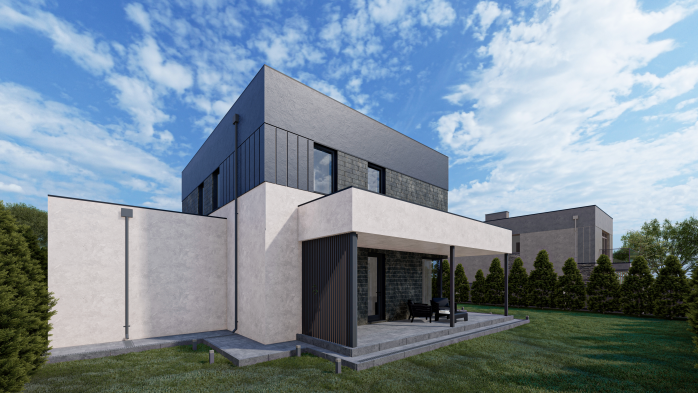 Проект дома Db 18 - 7 Двухэтажные дома в Киеве