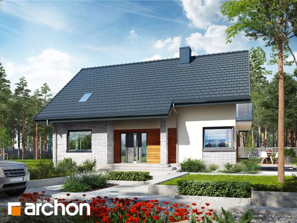 Проект дома Дом в аурорах 2 - 2 С мансардным этажом дома в Киеве