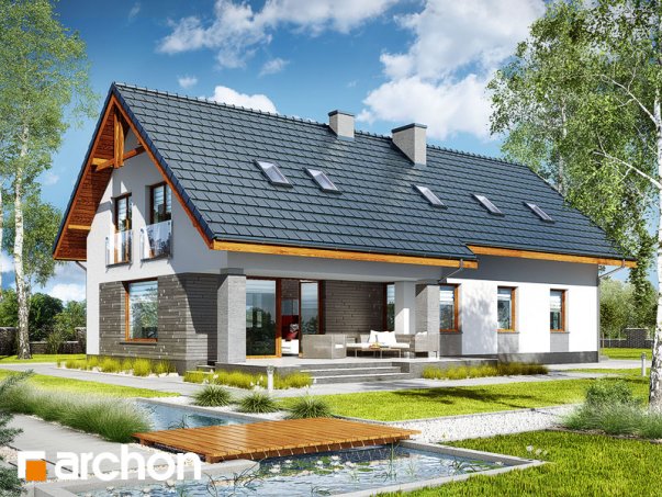 Проект дома Дом в спатифиллуме 2 (Г2) - 2 С мансардным этажом дома в Киеве