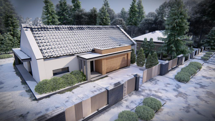 Проект дома U522 - 6 Одноэтажные дома в Киеве