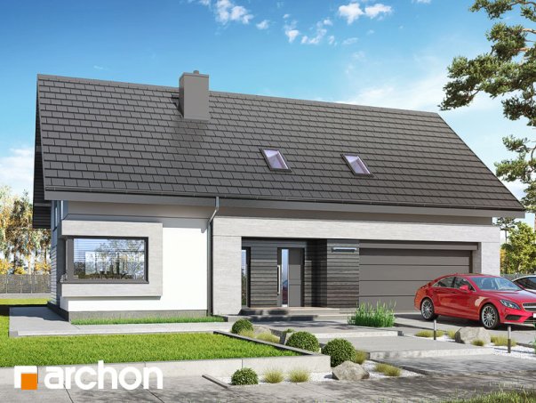 Проект дома Дом в гвоздиках (Г2) - 1 С мансардным этажом дома в Киеве