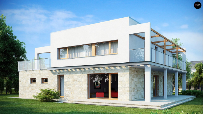 Проект дома Ux5 - 2 Двухэтажные дома в Киеве