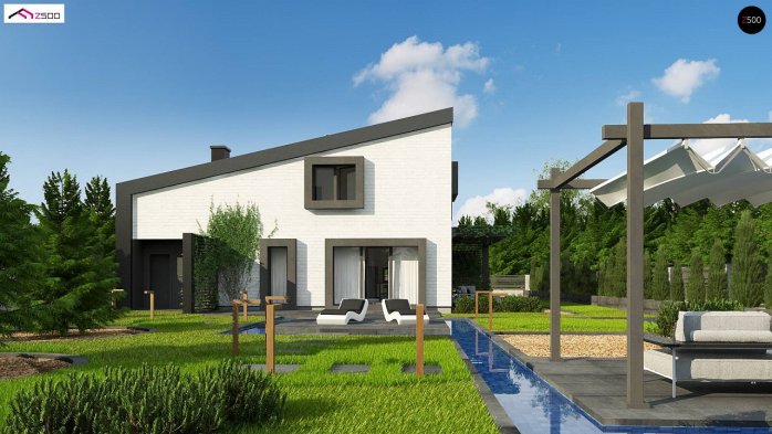 Проект дома U391 - 2 Двухэтажные дома в Киеве