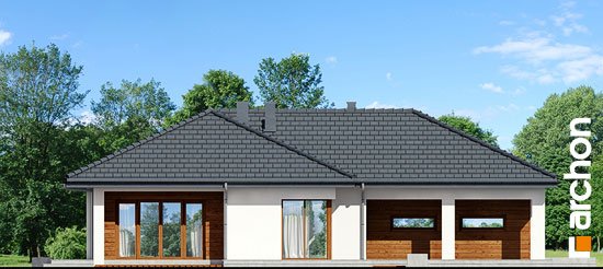 Проект дома Дом под какао вер.2 - 5 Одноэтажные дома в Киеве